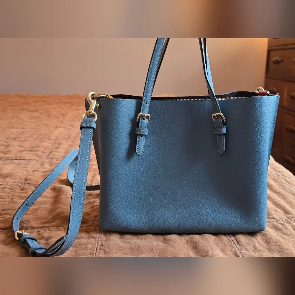 Coach Mollie Tote 25 Baby Blue - Picture 5 of 10
